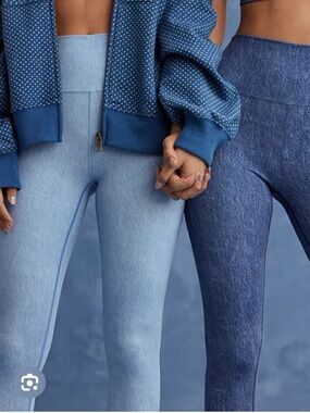 Offline AE x Aerie Denim goals Look Legging- washed but never worn